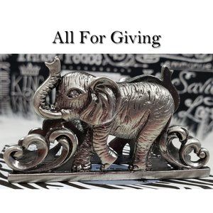 Elephant Safari Business Card Holder NWT All For Giving